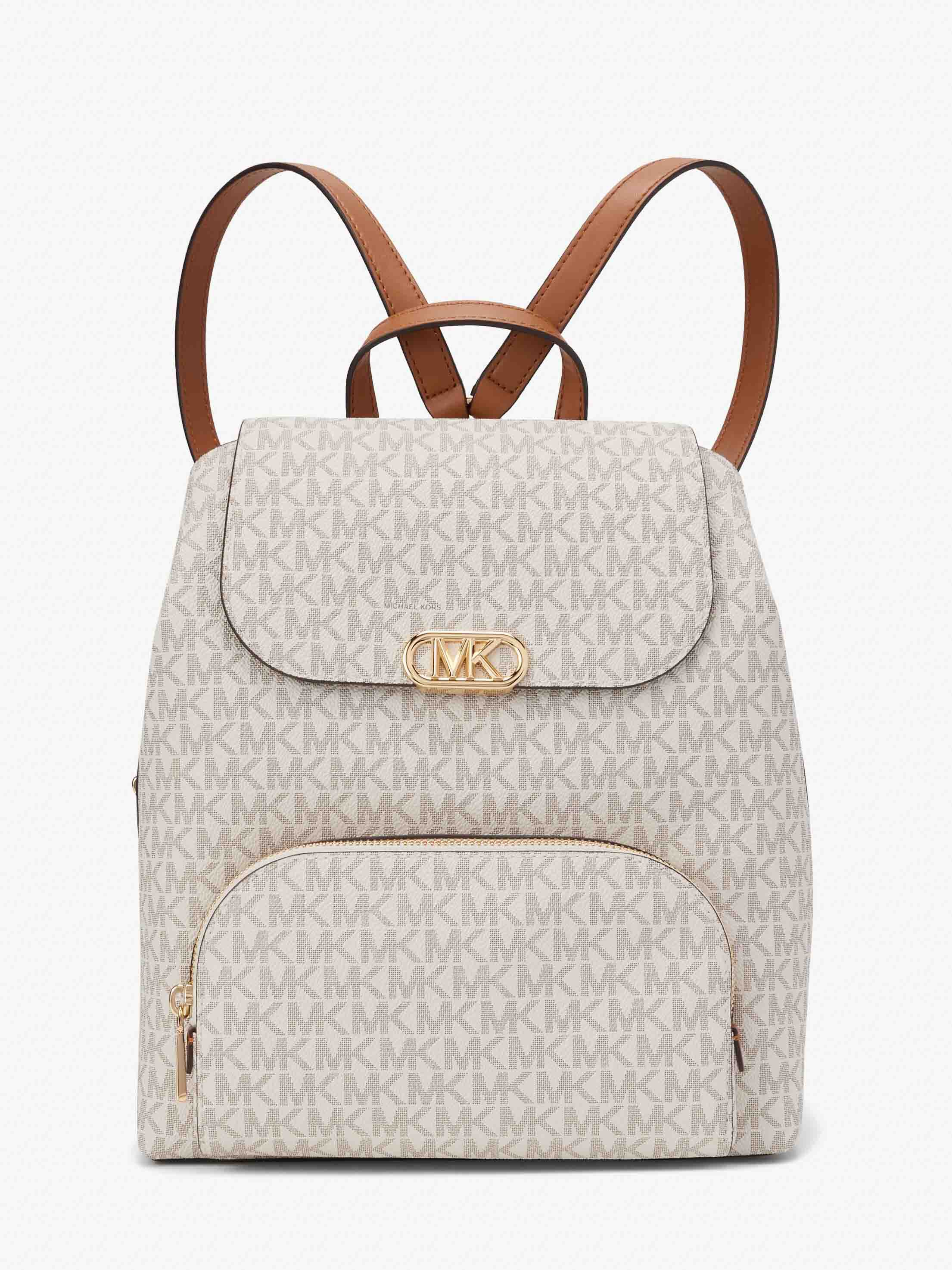 Kensington Medium Logo Backpack, VANILLA/ACRN | Michael Kors KSA
