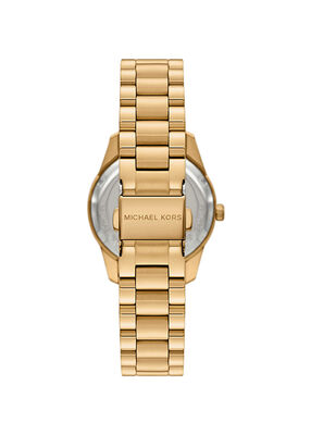 michael kors mini lexington pav  gold tone watch