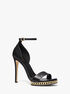 michael kors jordyn embellished leather platform sandal
