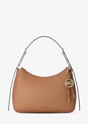 michael kors حقيبة كتف نوليتا متوسطة الحجم من الجلد المحبب