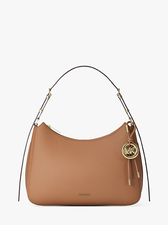 michael kors nolita medium pebbled leather shoulder bag