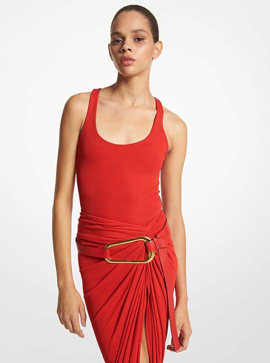 بدلة للجسم جيرسي غير لامعة michael kors بدلة للجسم جيرسي غير لامعة