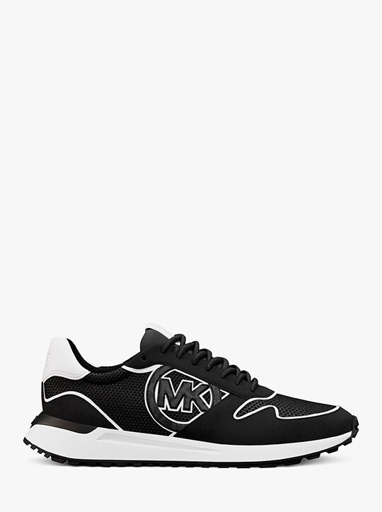 michael kors dax mixed media trainer
