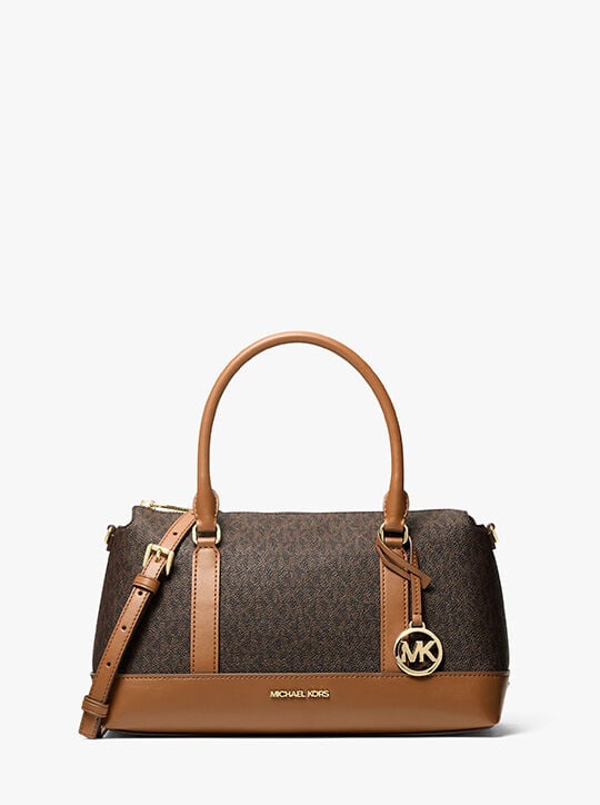 Andie Medium Signature Logo Satchel michael kors andie medium signature logo satchel