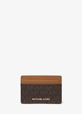 michael kors حافظة بطاقات بشعار الماركة