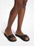 michael kors glitter chain mesh slide sandal