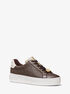 michael kors poppy color block logo sneaker