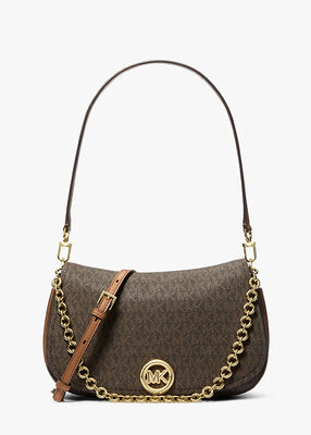 michael kors حقيبة كتف نوليتا متوسطة الحجم قابلة للتحويل