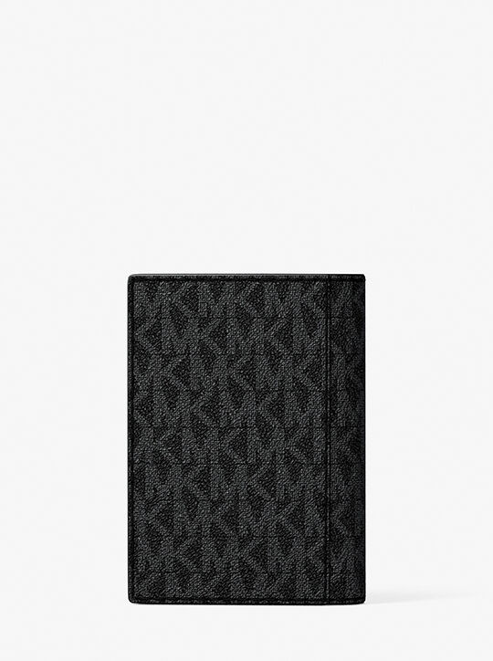 michael kors hudson signature logo folio card case
