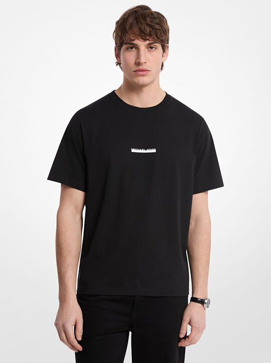 michael kors logo cotton t shirt