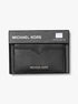 Hudson Pebbled Leather Card Case michael kors hudson pebbled leather card case
