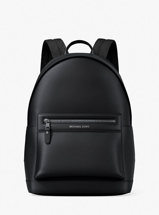 MICHAEL KORS リュック Jet Set Pebbled Leather Backpack, BLACK | Michael Kors KSA