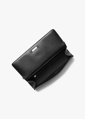 michael kors carmine medium leather pochette