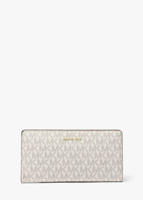 michael kors bryant large signature logo snap front wallet