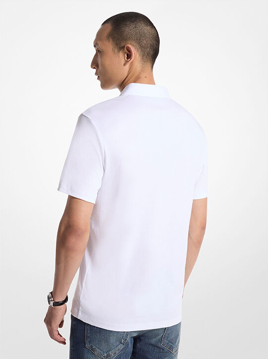 michael kors cotton polo shirt