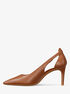 michael kors leather slingback pump