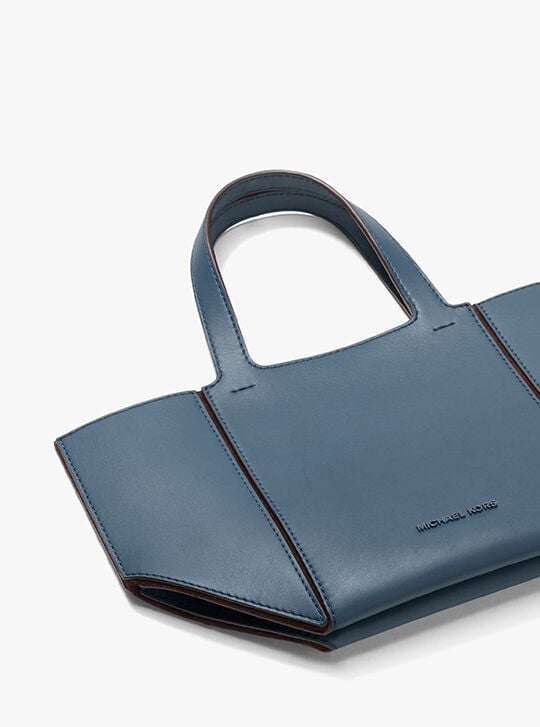 Jordi Small Leather Tote Bag, DK CHAMBRAY | Michael Kors KSA