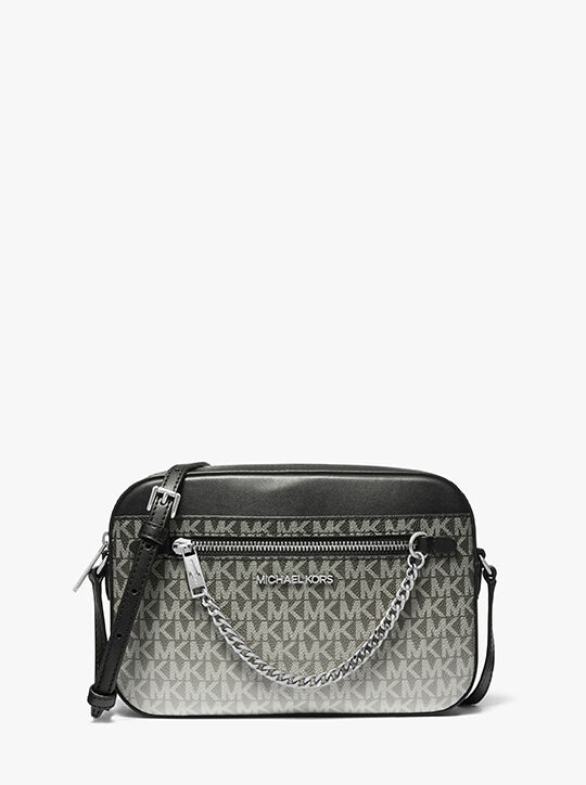 حقيبة كروس بودي جيت سيت كبيرة بشعار الماركة michael kors حقيبة كروس بودي جيت سيت كبيرة بشعار الماركة