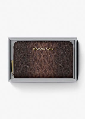michael kors small ombr  signature logo wallet