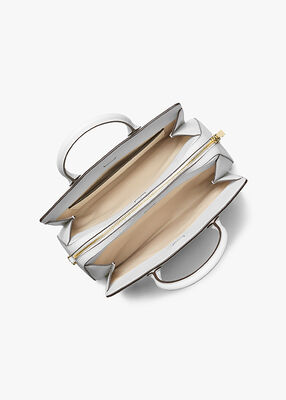 michael kors laila medium leather satchel