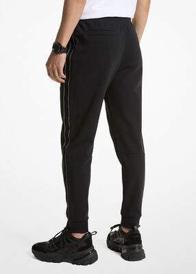 michael kors logo tape cotton blend jogger