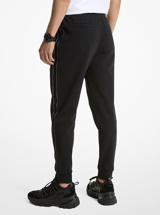 michael kors logo tape cotton blend jogger