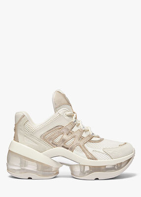 michael kors حذاء رياضي أولمبيا سبورت إكستريم جلدي