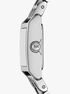 michael kors micro georgie silver tone watch