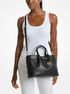 Carson Medium Pebbled Leather Satchel michael kors carson medium pebbled leather satchel