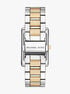 michael kors essex two tone watch