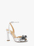Loretta Sequin Embellished Metallic Sandal michael kors loretta sequin embellished metallic sandal