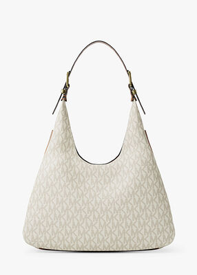 michael kors nolita large signature logo shoulder bag