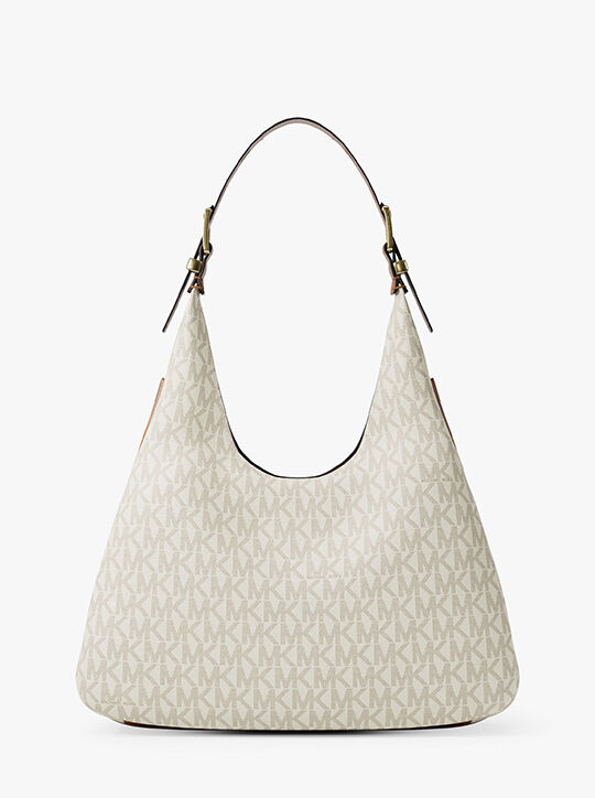 michael kors حقيبة كتف نوليتا كبيرة بشعار الماركة