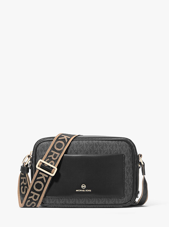 Maeve Large Logo and Faux Leather Crossbody Bag | Michael Kors 