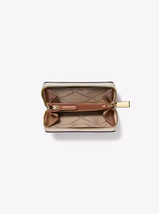 Jet Set Small Signature Logo Zip-Around Card Case michael kors jet set small signature logo zip around card case