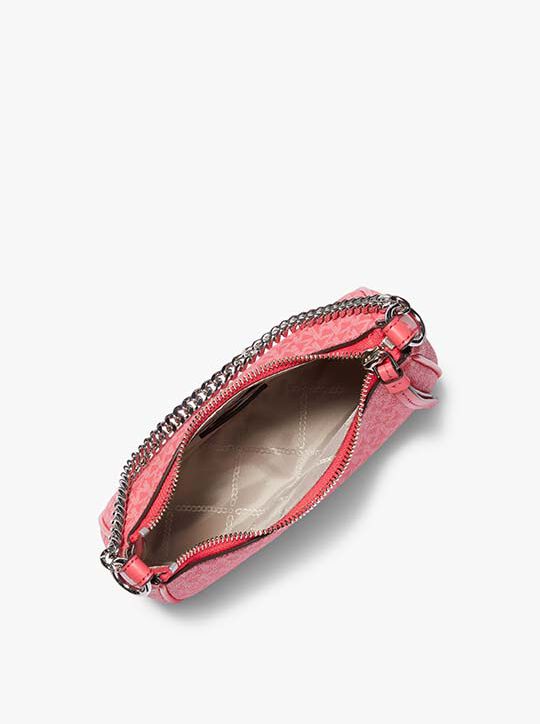 michael kors jet set charm small logo pochette