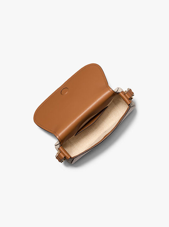 michael kors حقيبة ليديا صغيرة مزينة بشعار الماركة