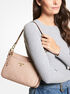 michael kors jet set medium logo shoulder bag