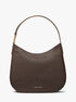 michael kors kensington large signature logo hobo shoulder bag