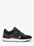 michael kors artis mixed media trainer