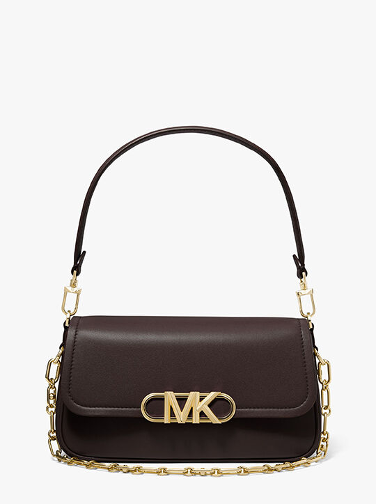 michael kors parker medium leather shoulder bag