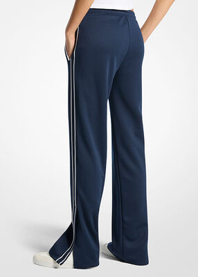michael kors piqu  contrast track pants