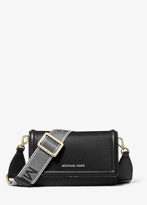 michael kors jet set small nylon gabardine smartphone crossbody bag