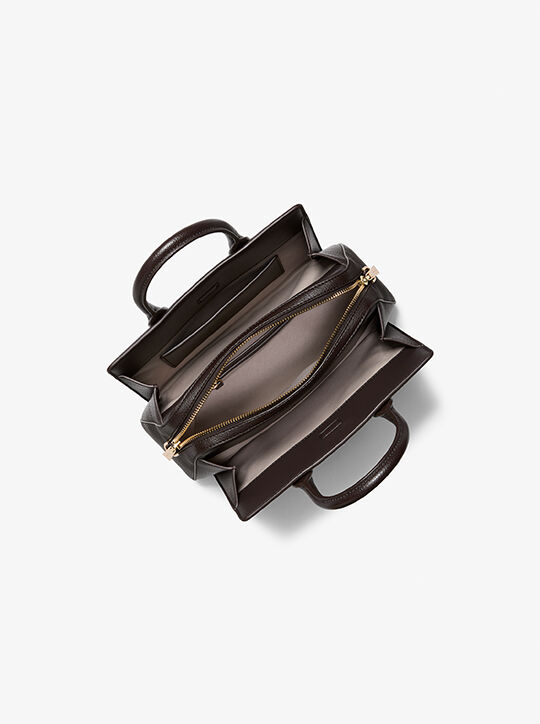 michael kors laila small signature logo satchel
