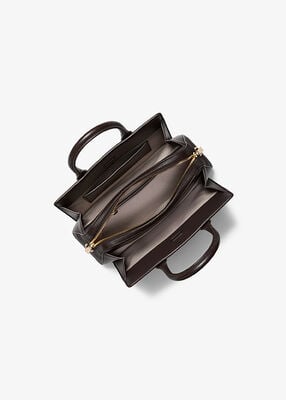 Laila Small Signature Logo Satchel michael kors laila small signature logo satchel