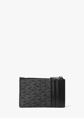 michael kors hudson signature logo card case