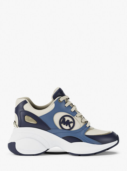 Zuma Leather Trainer, FRCH BLU MLT | Michael Kors KSA