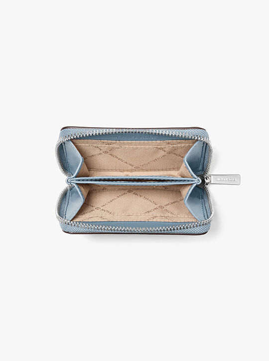 michael kors jet set travel medium color block wallet