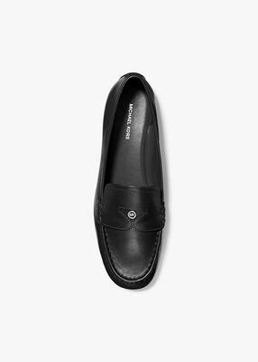 michael kors jennings leather loafer