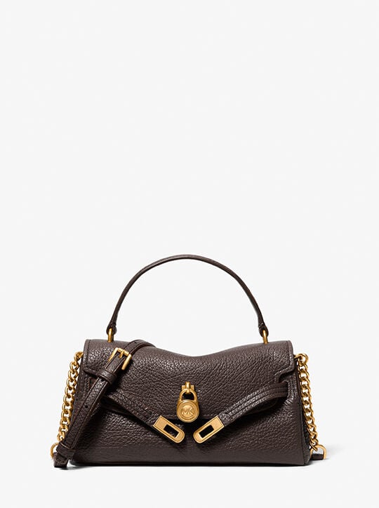 Hamilton Moderne Extra-Small Textured Leather Slouchy Crossbody Bag michael kors hamilton moderne extra small textured leather slouchy crossbody bag